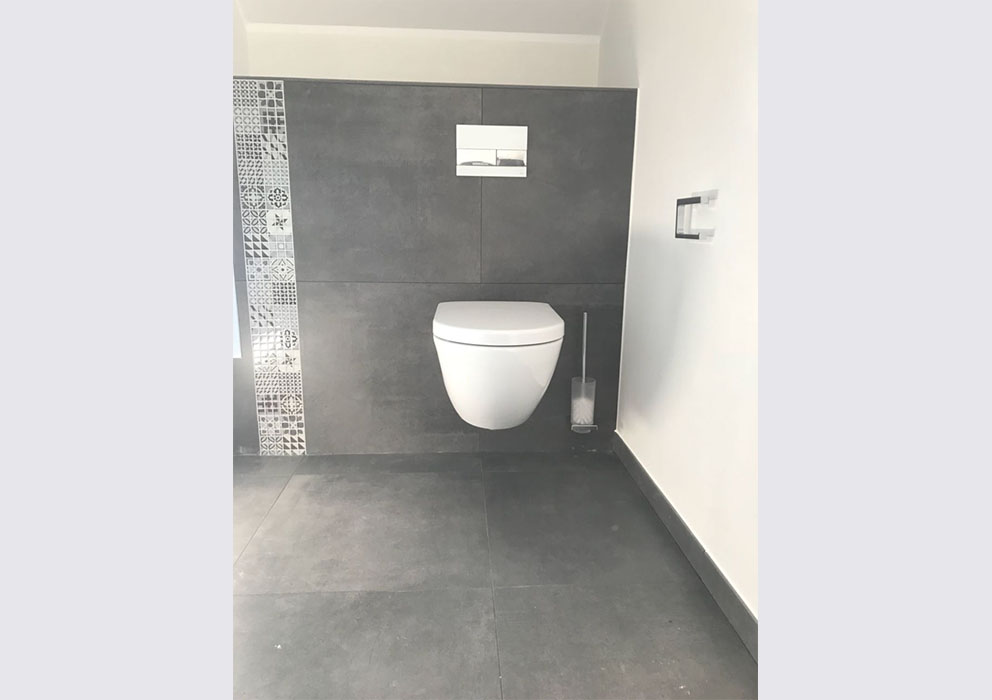 Badezimmer im Neubau: WC